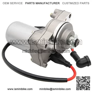 3 Bolt Starter for 125cc 110cc 100cc 90 cc 70cc 50cc Tao Tao ATV Dirt Bike Go Karts Four Wheeler Pit Bike 3 Bolt Starter Motor with Line Silver