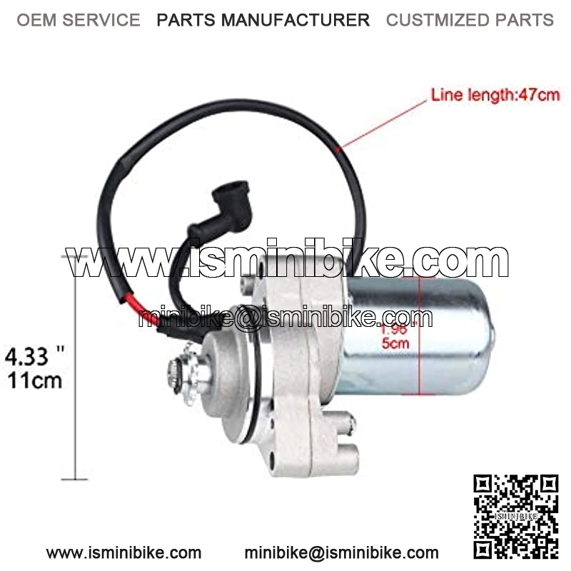 Starter Compatible with Tao Tao 125cc 110cc-50cc with Relay ATV Coolster Motor Coolster Four 4 Wheeler Chinese Pit Dirt Bike 4 Wheelers Go Karts Dune Buggy Sandrail Quad SSR Roketa - Image 4
