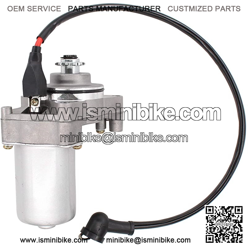 3 Bolt Starter Motor with Cable for Chinese TaoTao Jetmoto Roketa Sunl Coolseter 50cc 90CC 110CC 125CC ATV Quad Dirt Bikes Go Karts