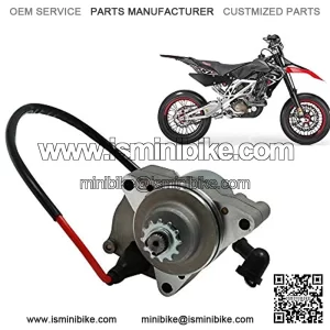 12V Starter Motor 3 Bolt with Line for Most Chinese 50cc 70cc 90cc 100cc 110cc 125cc Dirt Bikes Dune Buggy Go Karts ATVs Pit Bike 4 Wheelers