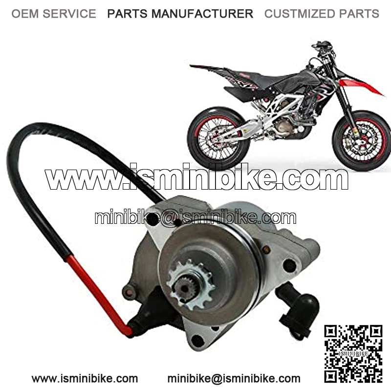 12V Starter Motor 3 Bolt with Line for Most Chinese 50cc 70cc 90cc 100cc 110cc 125cc Dirt Bikes Dune Buggy Go Karts ATVs Pit Bike 4 Wheelers