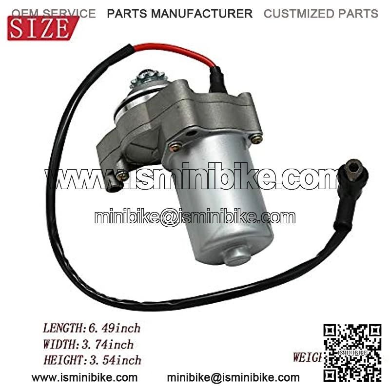 12V Starter Motor 3 Bolt with Line for Most Chinese 50cc 70cc 90cc 100cc 110cc 125cc Dirt Bikes Dune Buggy Go Karts ATVs Pit Bike 4 Wheelers - Image 3