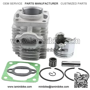 40mm Bore Cylinder Kit with Piston for 2 Stroke 47cc 49cc Pocket Bike Mini Quad Chain Saw