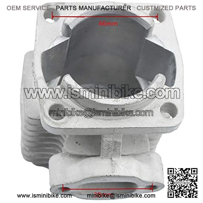 40mm Bore Cylinder Kit with Piston for 2 Stroke 47cc 49cc Pocket Bike Mini Quad Chain Saw - Image 2