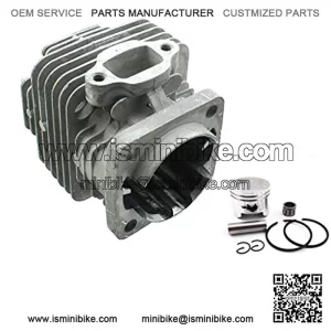 44mm Ported Performance Racing Block Bore Cylinder Piston For 2 Stroke 47cc 49cc Engine Mini Moto Dirt Pocket Bike ATV Quad