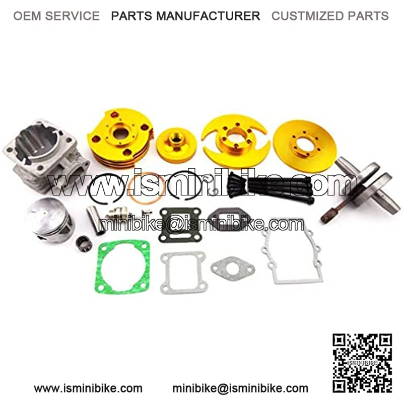 Gold 44mm Big Bore Kit Cylinder Head For 2 Stroke 47cc 49cc Chinese Mini Dirt ATV Quad Pocket Bike 4 Wheeler Minimoto - Image 3