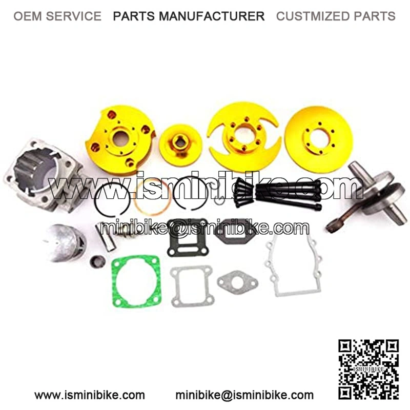 Gold 44mm Big Bore Kit Cylinder Head For 2 Stroke 47cc 49cc Chinese Mini Dirt ATV Quad Pocket Bike 4 Wheeler Minimoto - Image 4
