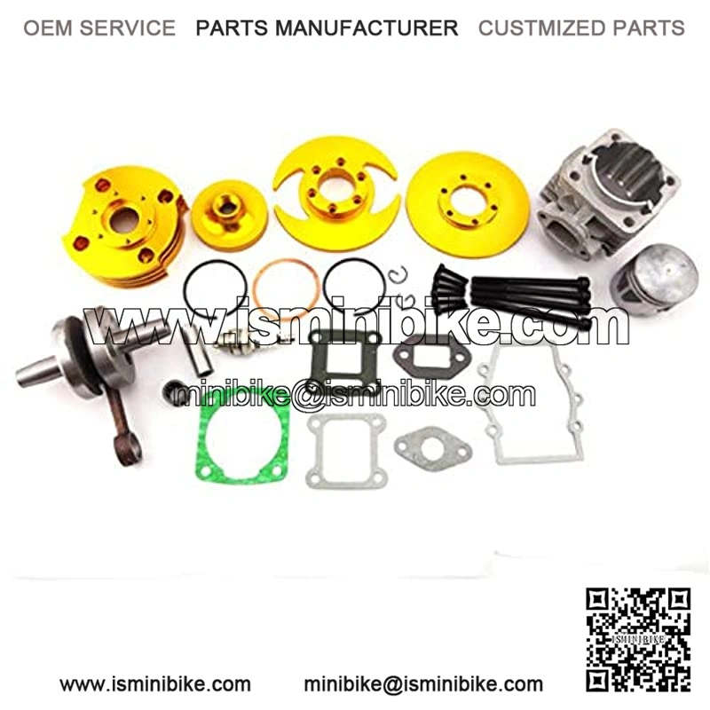 Gold 44mm Big Bore Kit Cylinder Head For 2 Stroke 47cc 49cc Chinese Mini Dirt ATV Quad Pocket Bike 4 Wheeler Minimoto - Image 5