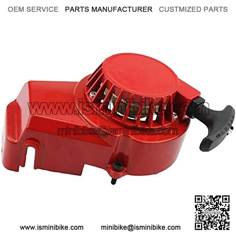 44mm Big Bore Cylinder with Recoil Starter with Carburetor and Air Filter Modified Engine Kit Replacement for 2 Stroke 43cc 47cc 49cc 52cc Mini Pocket Bike Gas Moped Scooter Red - Image 5