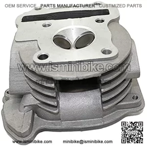 Aluminum Alloy Big Bore 30mm Cylinder Head GY6 50CC Mini Pocket Bike
