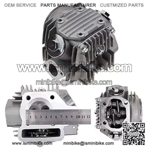 52.4mm Cylinder Head Assembly for 4 Stroke 110cc ATV Go Kart Scooter