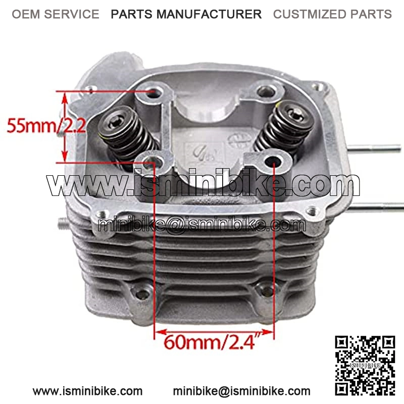 62.5mm Big Bore Complete Cylinder and Cylinder Head Rebuild Kit Replacement for 4 Stroke GY6 170cc 180cc 200cc 1P63QML Engine Chinese ATV Quad 4 Wheeler Go Kart Scooter - Image 3
