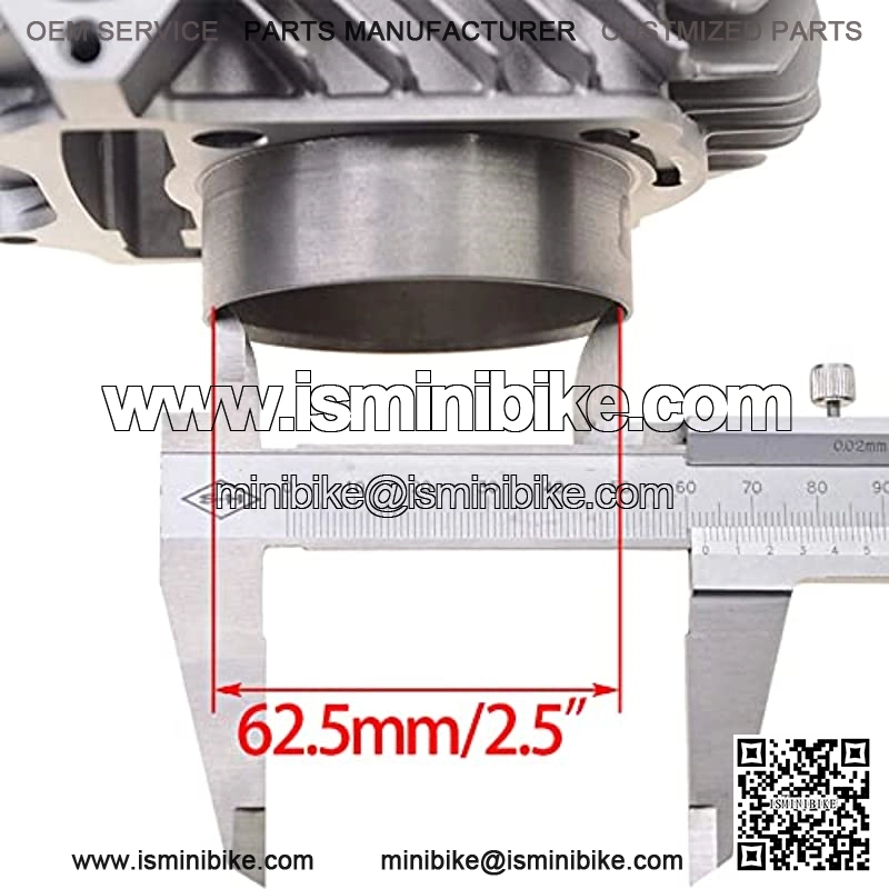 62.5mm Big Bore Complete Cylinder and Cylinder Head Rebuild Kit Replacement for 4 Stroke GY6 170cc 180cc 200cc 1P63QML Engine Chinese ATV Quad 4 Wheeler Go Kart Scooter - Image 4