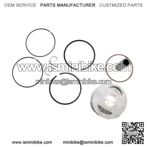 Montaje de Pasador de Mueca de s de 57,4 mm de Di??metro de Pist??n para Motocicleta Scooter GY6 150c Conjunto de anillo de pist??n
