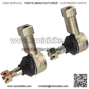 Tgoon Articulaciones de Bola, Kit de Extremos de Barra de Acoplamiento de Acero, reparaci??n Resistente al Desgaste de 2 Piezas para UTV para reemplazo de Karting de 200-250 CC para Stels Guepard