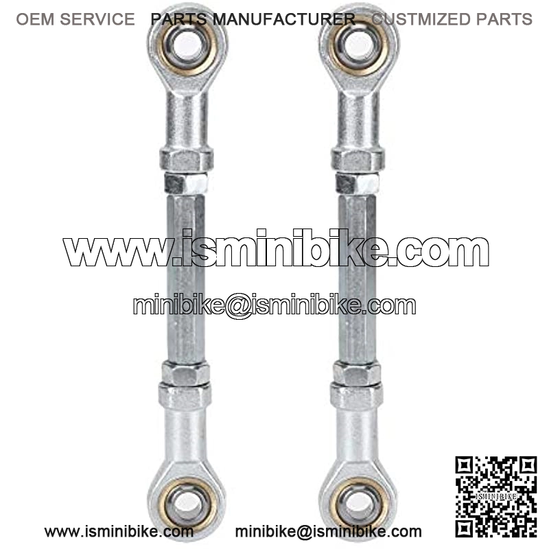 2pcs 150mm 170mm 8mm Kit de direcci??n y suspensi??n Kit de varilla de direcci??n Kit de r??tula ATV Go Kart Accesorio Reemplazo para 49cc Electric Mini ATV Go Kart