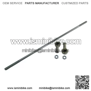 Deluxe Tie Rod Kit 5/16-24 X 15" Plated Steel Mini Bike Go Kart Parts 1842-15