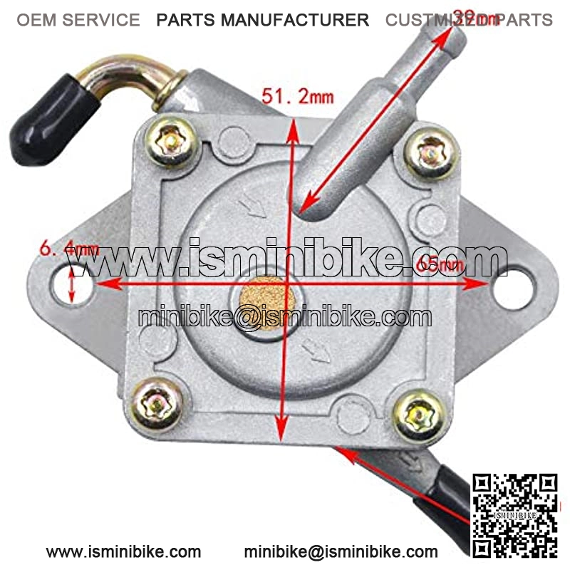 Unplated Mini Bike Fender - 4.75" Height - Image 3