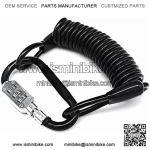 Multifunctional Mini Portable Motorcycle Helmet Lock Carabiner Keychain PIN Code Anti-Theft Lock