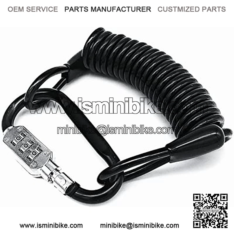 Multifunctional Mini Portable Motorcycle Helmet Lock Carabiner Keychain PIN Code Anti-Theft Lock