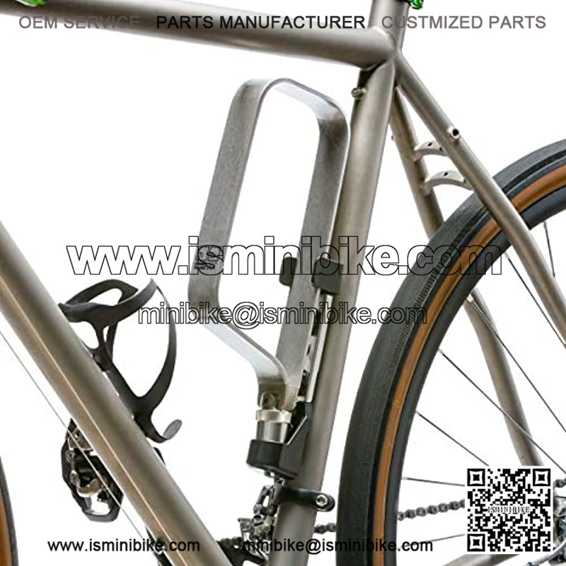 Mini+ Titanium Bike Locks Disc-Style U-Locks with 2 Keys (4"/102mm Wide, 8"/203mm Long) - Image 2