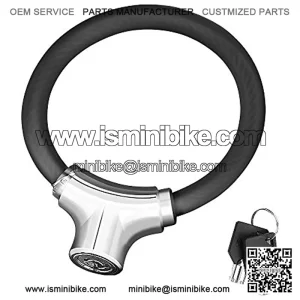 Mini Bike Lock Cable Portable Anti-Theft Bike Bicycle Lock Security Cycling Cable Lock Zinc Alloy