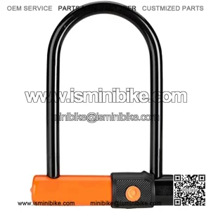 New-U Messenger Mini Heavy Duty Bicycle U Lock Bike Lock