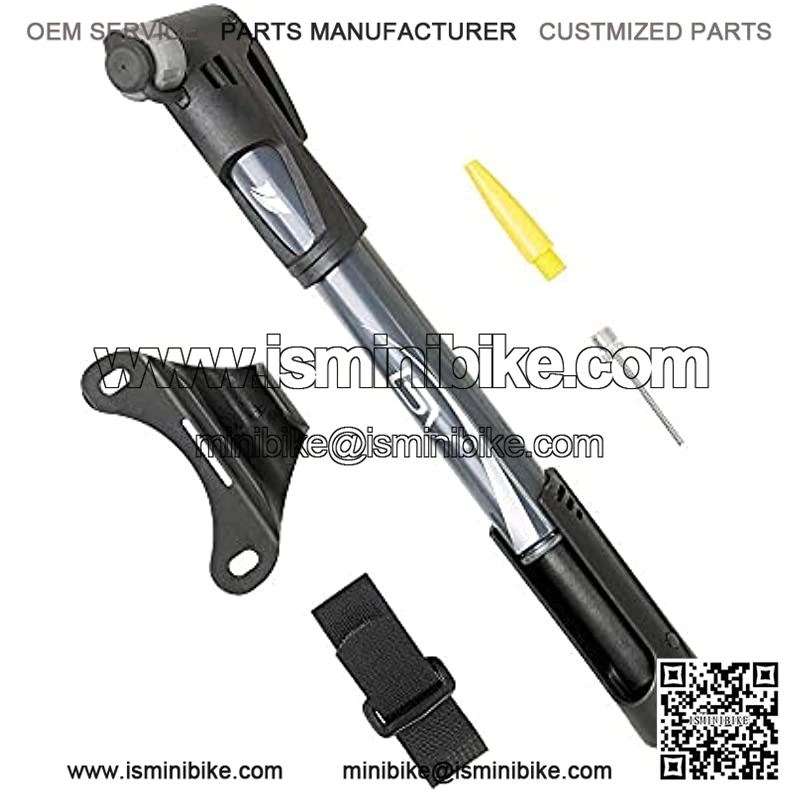 Bike Mini Pump with Bike Anti-Theft Cable Lock - Image 2