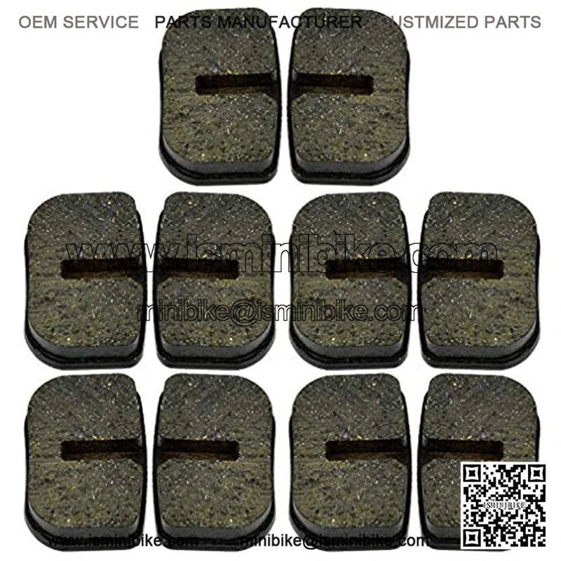 Brake Pad for Motovox MBX10 MBX11 MBX-10 79cc Moto MM-BB80 Racer Dirt Bug Motorsports Doodle Bug Ct100u Mini Trail Bike Bike Parts 5pcs