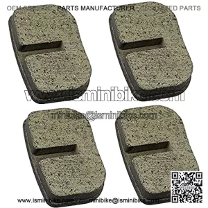 Disc Brake Pads for 97cc 2.8HP Motovox MBX10 MBX11 MM-B80 MM-B105 Coleman CT100U CC100X Doodle Bug DB30 DN65 Hensim Blitz Dirt Bug Racer MVS10 Electric Razor MX500 SX500 Trail Mini Bike