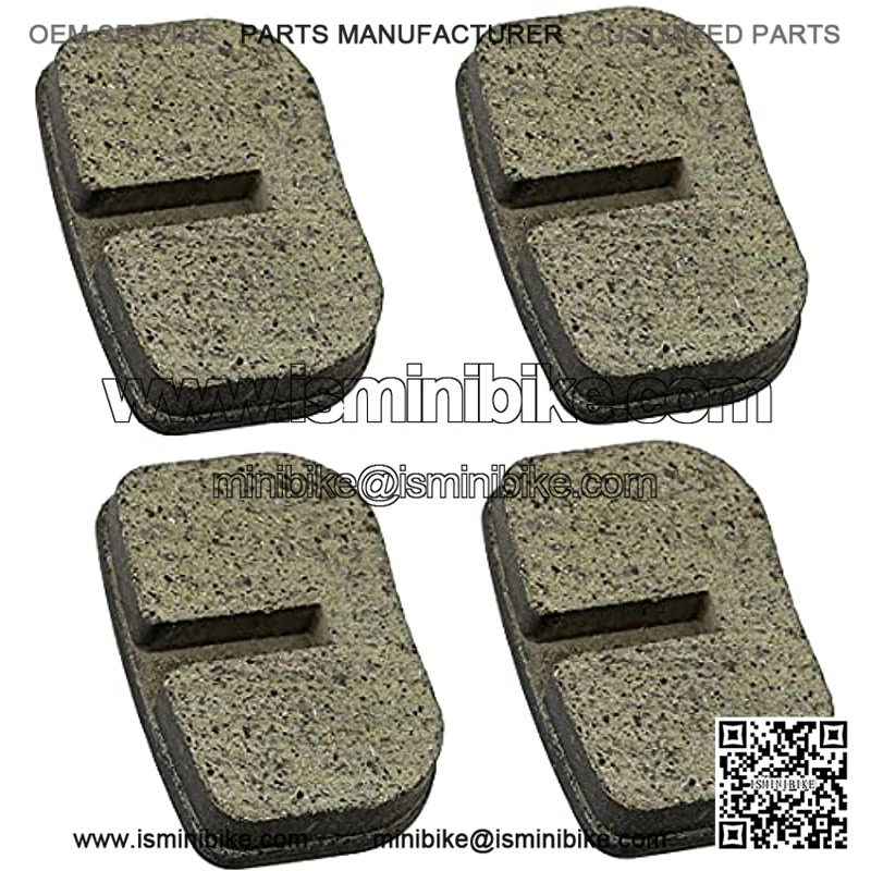 Disc Brake Pads for 97cc 2.8HP Motovox MBX10 MBX11 MM-B80 MM-B105 Coleman CT100U CC100X Doodle Bug DB30 DN65 Hensim Blitz Dirt Bug Racer MVS10 Electric Razor MX500 SX500 Trail Mini Bike