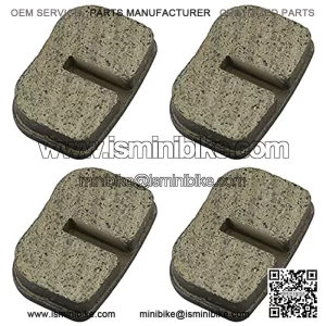 Rear Disc Brake Pads for 97cc 2.8HP Motorsports Doodle Bug DB30 Classic Electric Razor MX500