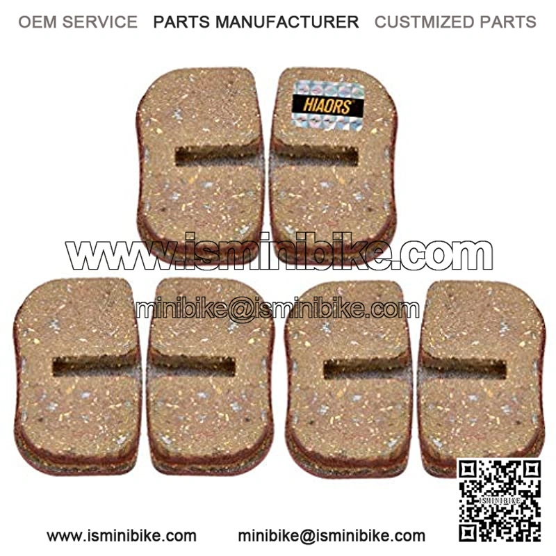 Red Disc Brake Pads Set for Motovox MBX10 MBX11 79cc Doodlebug Dirtbug 97cc 2.8HP DB30
