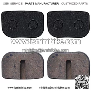 Rear Brake Pads 2 Sets for 97cc 2.8hp DB30 Mini Doodlebug WARRIOR MB165 MB200 5.5HP