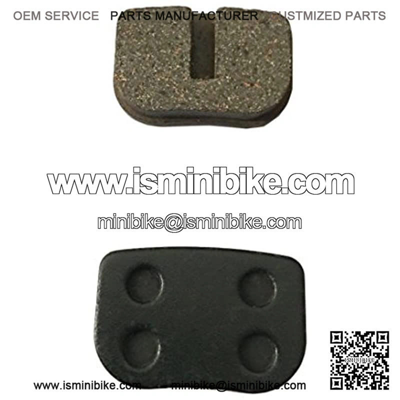 Premium Front Rear Disc Caliper Brake Pads (Set of 2) - Heavy Duty Replacement Brake Shoes (6mm) - Image 2
