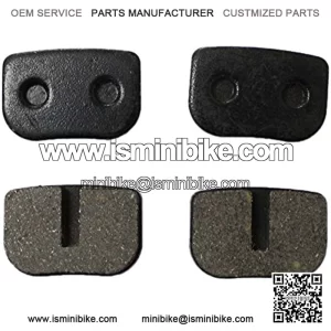 Mini Bike Brake Pads (2-pack) Doodlebug, Racer, Blitz, Motovox, Dirt Bug, Mini Bikes