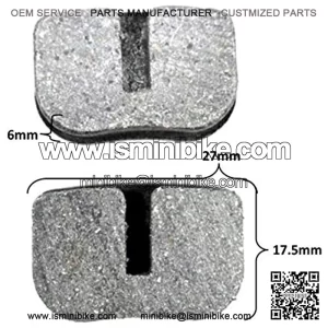 Brake Pad Set Baja, Coleman, Hammerhead, Monster Moto, Trailmaster Go Karts and Mini Bikes