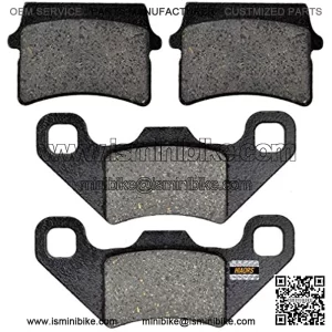 Disc Brake Pads for 50cc 70CC 90 cc 110 cc 125cc Taotao SunL JCL Coolster Kandi Supermach Tank Kandi Kinroad BV Powersports DongFang ATVs Go karts Quad 4 Wheeler 2 Pair