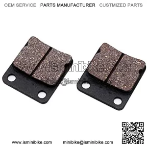 Rear Disc Brake Shoes Pads, PRO BAT, ATV Go Kart Disc Brake Pad shoes fit ATV Quad Dirt Pit Bike Go Kart Buggy 50cc 70cc 110cc, Black