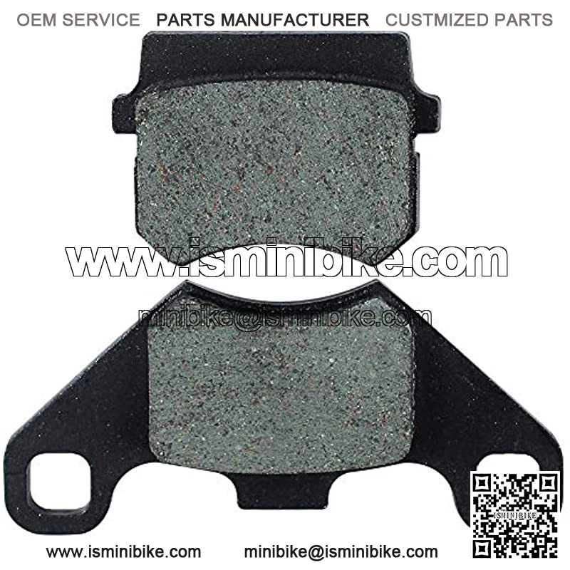 Cyleto Brake Pads for 50cc 70CC 90 cc 110 cc 125cc Tank Kandi Kinroad BV Powersports DongFang ATVs Go karts Quad 4 Wheeler