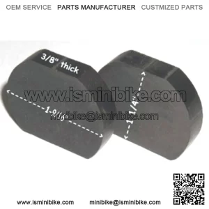 9597 Manco Go Kart Mini Bike Brake Caliper Pads   G>56