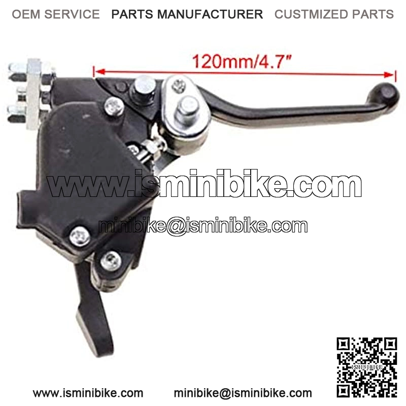 7/8" 22mm Thumb Throttle with Dual Brake Lever with Throttle Cable and Brake Cable Replacement for 2 Stroke 43cc 47cc 49cc 50cc Taotao Mini ATV 4 Wheeler Quad Go Kart - Image 2