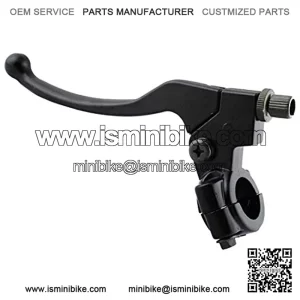 7/8" Left Brake Clutch Lever Perch Compatible with Mini Bike 196cc 5.5hp 6.5hp Warrior Heat MB165 MB200 XR80 XR100 CRF70 Pit Dirt Motor Bike Motocross