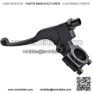 7/8" 22mm Left Brake Clutch Lever for Mini Bike 5.5hp 6.5hp Warrior Heat MB165 MB200 Coleman PowerSports CT200U Trail200 Trail Mini Bike