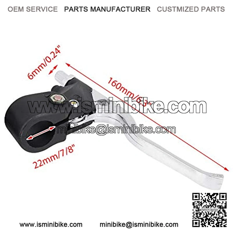 Brake Handle Levers 22mm 7/8in Universal Bicycle Handlebar Brake Levers Aluminum 1 Pair Left and Right Brake Levers for 47cc 49cc Mini Pocket Dirt Bike ATV - Image 3