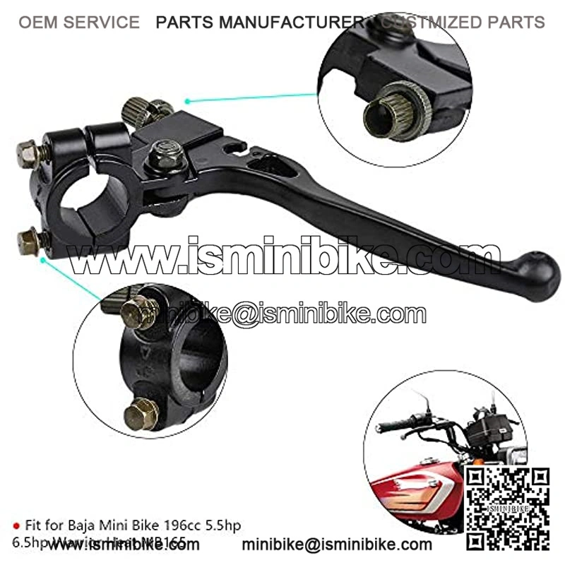 Motorcycle Left Brake Clutch Lever MB165 Compatible with Mini Bike 196cc 5.5HP 6.5HP Warrior Heat - Image 5