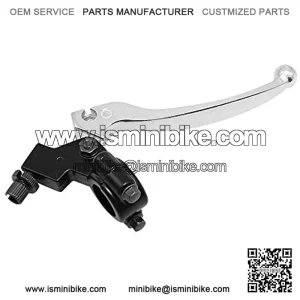 22cm 7/8'' Left Clutch Brake Lever Replacement for Coleman CT200U Trail Mini Bike 196cc 98cc Bike YAMAHA YZ80