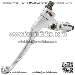 Silver Brake Clutch Handle Lever for CT100U CC100X Mini Trail Bike 98cc 3HP 196cc 200cc