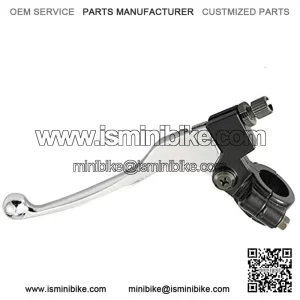 22mm Aluminum Alloy Plating Left Clutch Brake Lever Compatible with CT200U Trail 200 Mini Bike 196cc 98cc Bike Parts