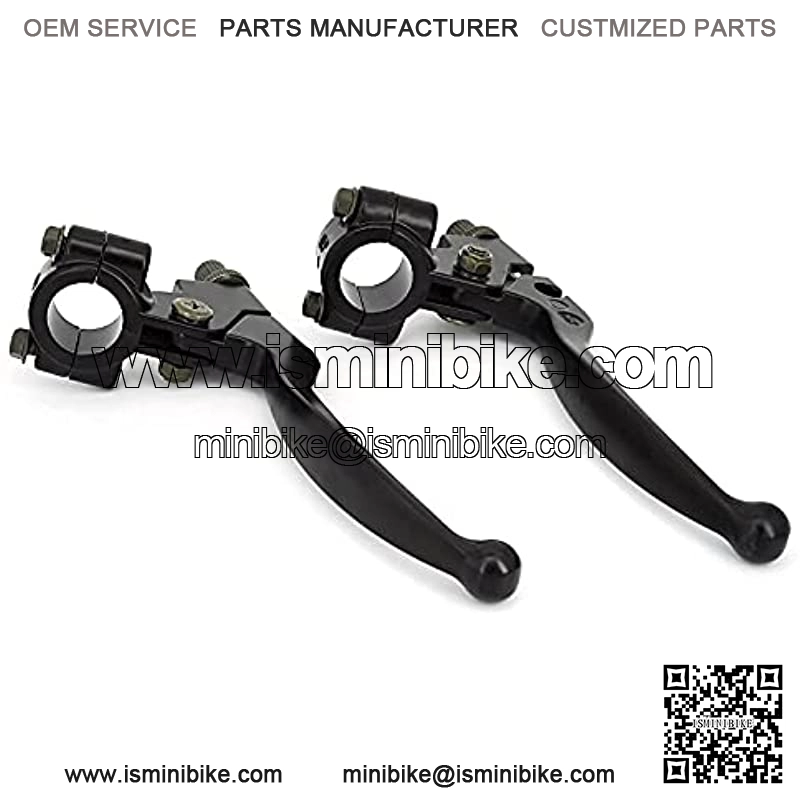 Universal Motorcycle Black Clutch Lever,7/8in Left Right Clutch Brake Handle Lever,for Honda CRF XR80 100 125CC CRF80 XR200 Coolster Roketa Baja X-Treme Pit Dirt Motor Bike Motocross Parts,DBTLF-002 - Image 3